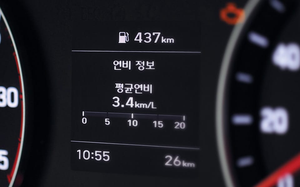 마이티 3.5인치 모노 LCD 클러스터