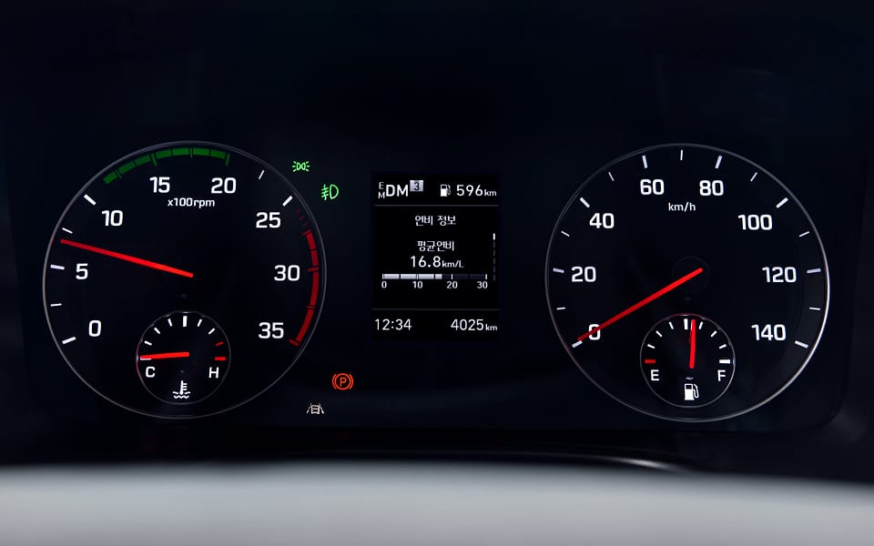 마이티 모던 클러스터 3.5인치 모노 LCD