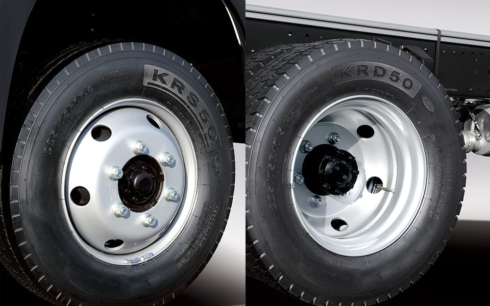 마이티 전/후륜 고하중 타이어 (225/75R17.5)