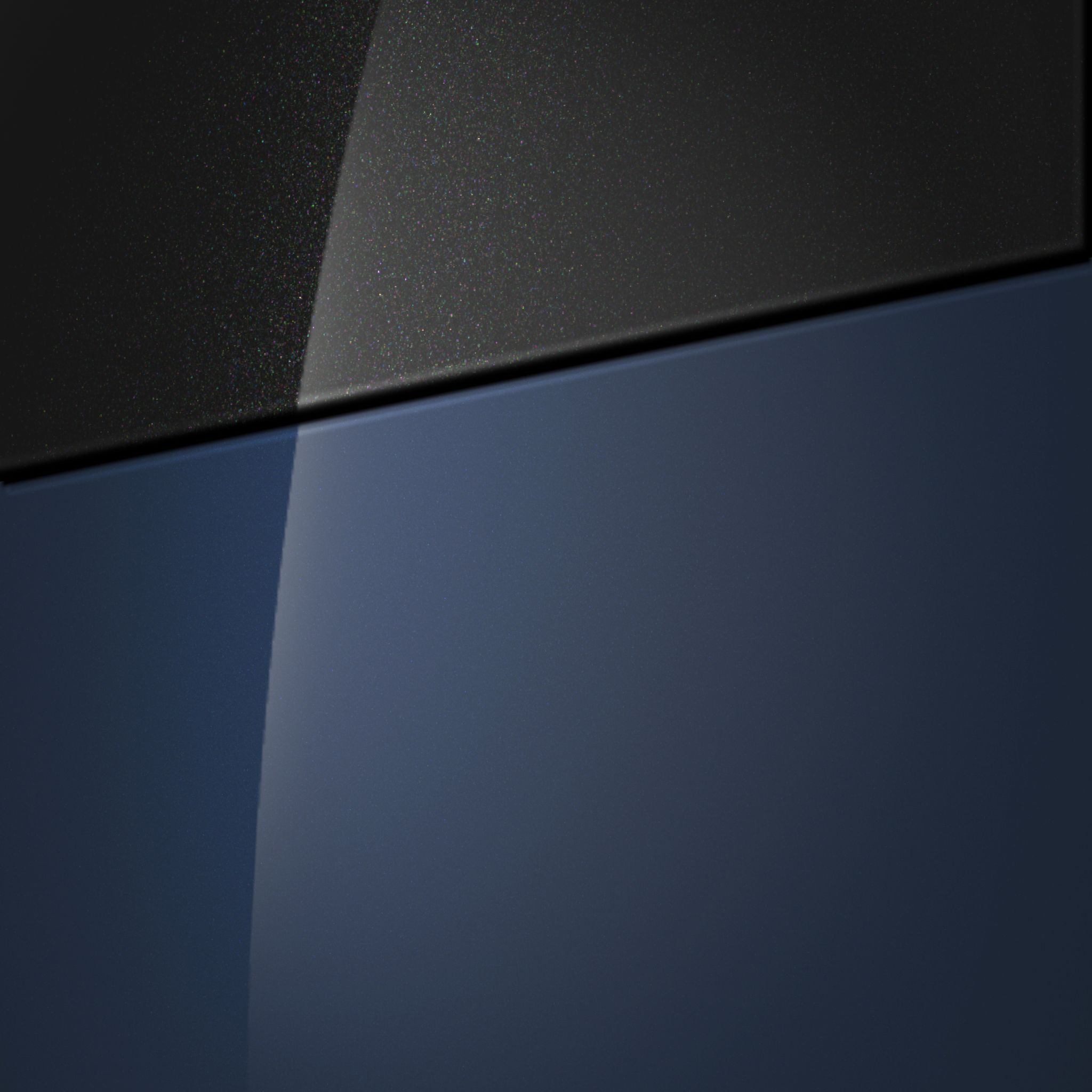 Vibrant Blue et toit contrasté Phantom Black