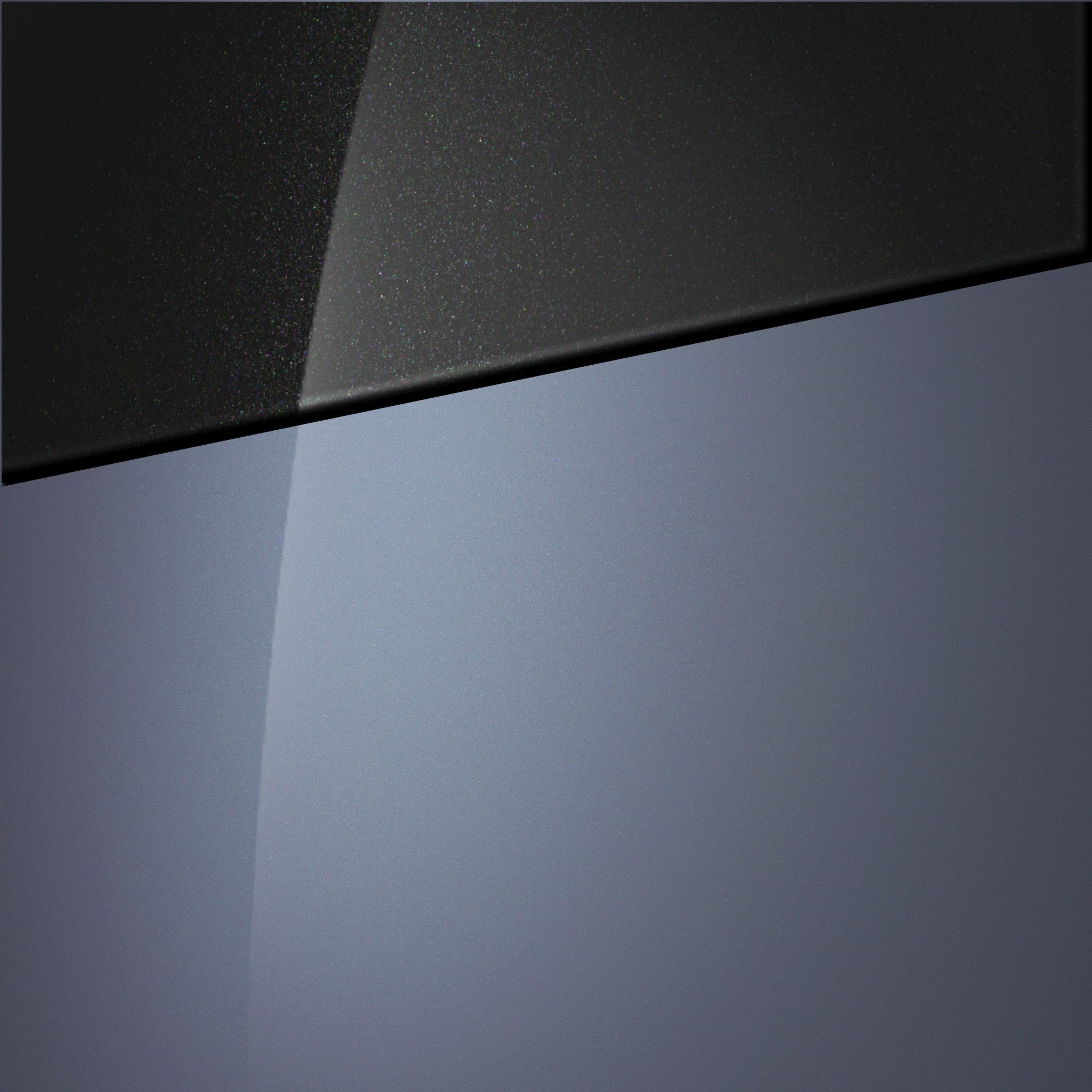 Meta Blue et toit contrasté Phantom Black