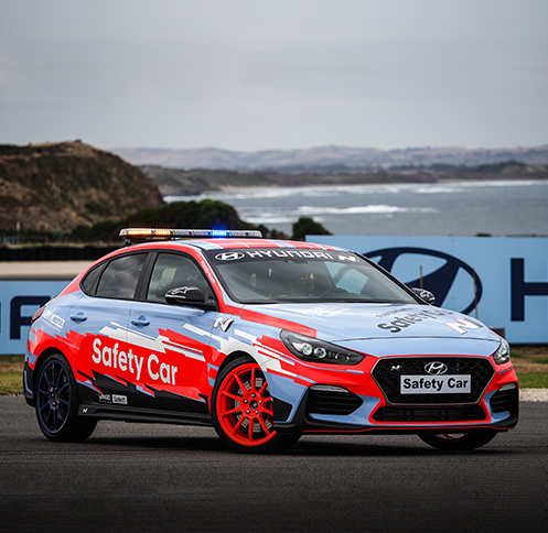 coche de seguridad oficial i30 Fastback N