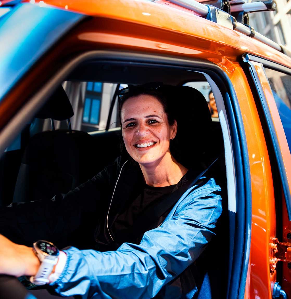 Photo de Laure Manaudou dans Hyundai INSTER.