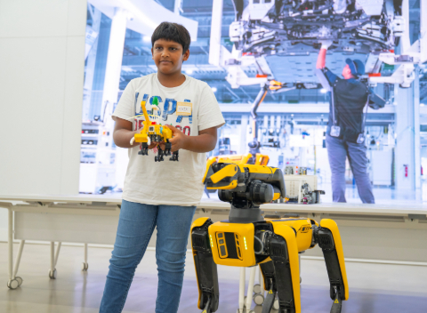 SPOT Robot Coding Workshop at HMGICS