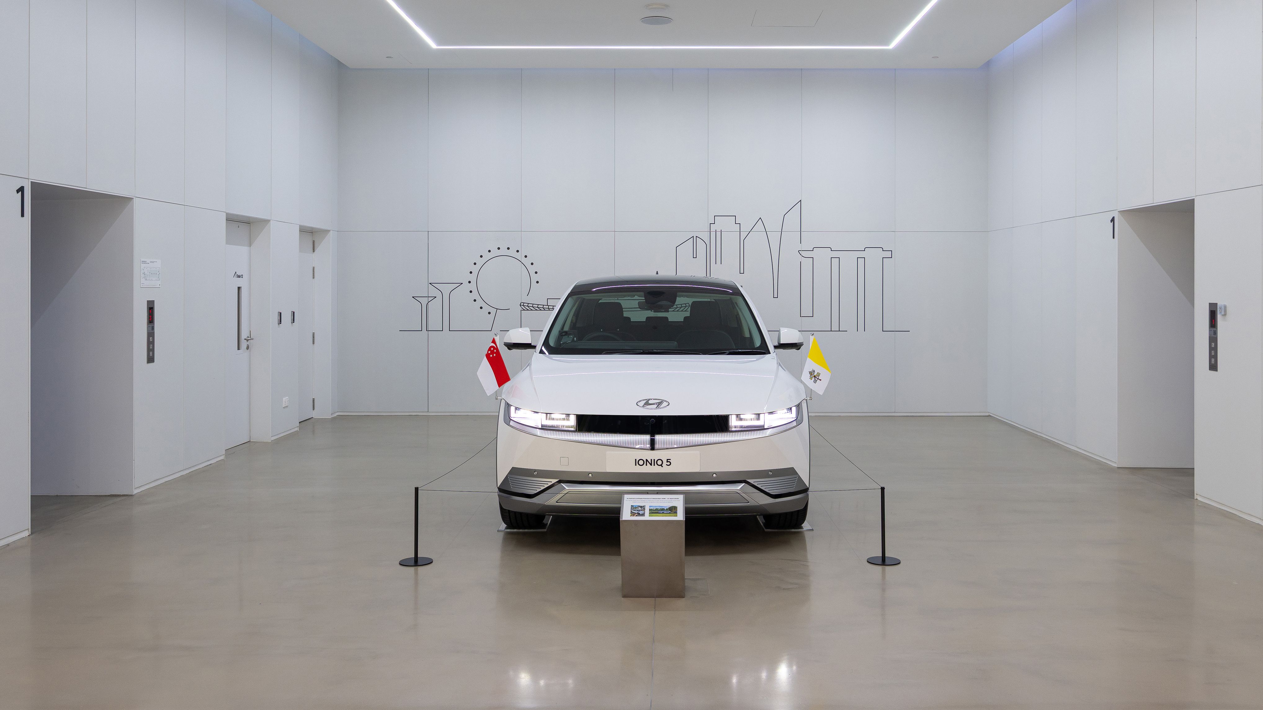 #IONIQ 5 used by the late pope francis