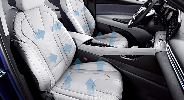 AVANTE Hybrid Ventilated front seats