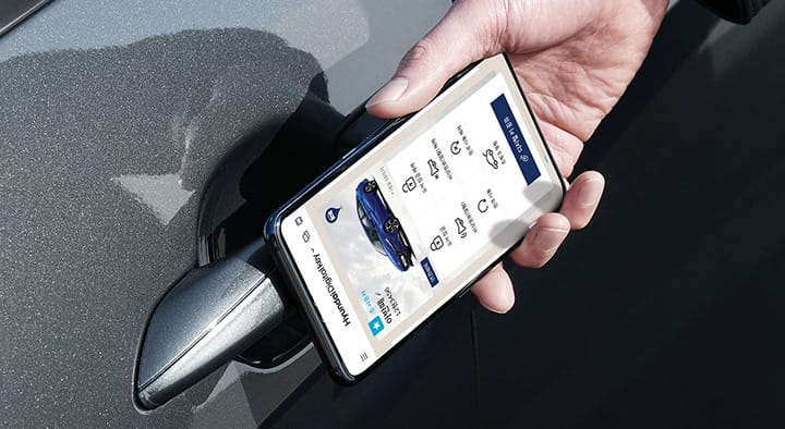 AVANTE Hybrid Hyundai Digital key