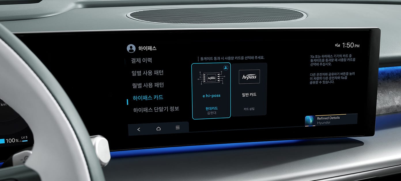 아이오닉 9 인카페이먼트/e hi-pass 