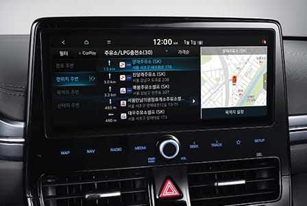 IONIQ Electric 10.25인치 내비게이션