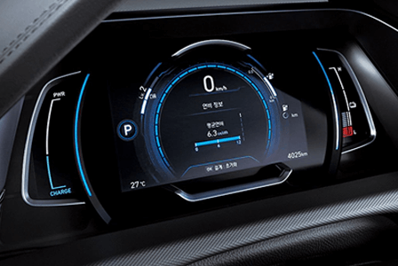 IONIQ Electric 트리플모드 버추얼 클러스터 (7인치 컬러 LCD)