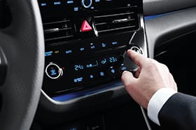 IONIQ Hybrid 터치식 공조버튼