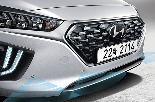 IONIQ Hybrid 주차 거리 경고 (전방)