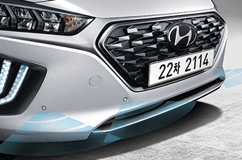 IONIQ Plug-in 주차 거리 경고 (전방)