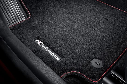 KONA Car Floor Mats with N Logo (Front and Rear Seats)