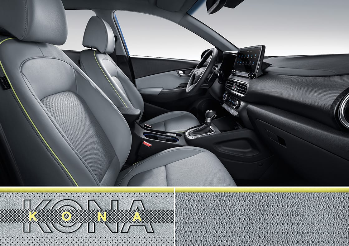 KONA interior colors - Grey Color Package