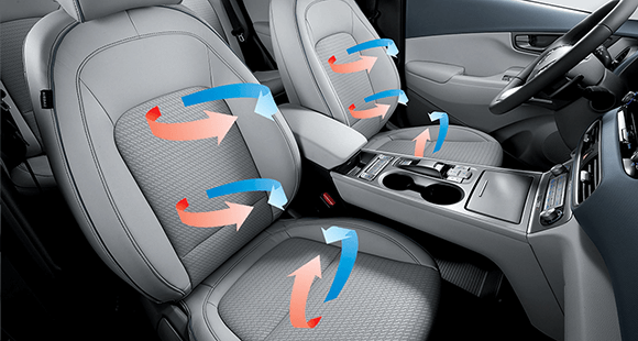 KONA Electric Heated front seats / Ventilation