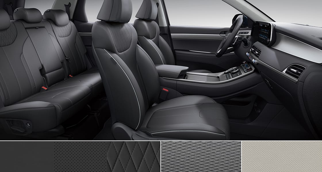 Palisade Interior Color - black onle tone(Artificial leather seat)