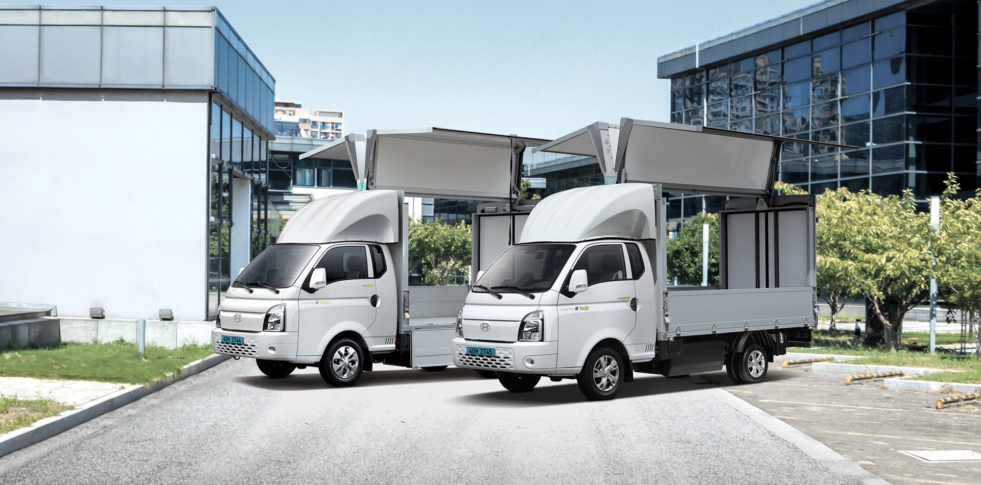 포터 II Electric 특장_EV 윙바디탑차
