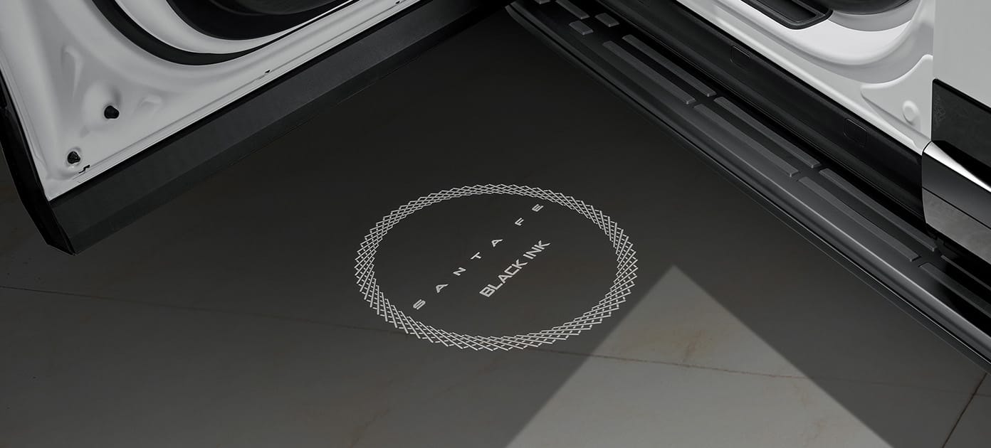 싼타페 Hybrid 블랙잉크 전용 LED 도어스팟 램프 