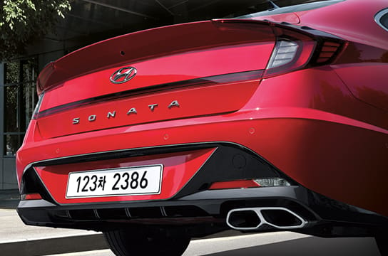 Sonata Sensuous Rear diffuser for Sonata Sensuous only / Single twin exhaust tip for Sonata Sensuous only