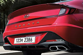 Sonata Sensuous Rear diffuser for Sonata Sensuous only / Single twin exhaust tip for Sonata Sensuous only