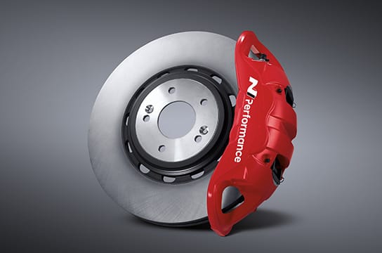 Sonata Monoblock 4-pad caliper & Hybrid disc, Low steel pad