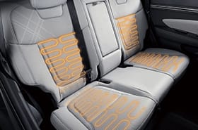 TUCSON Hybrid Heated rear seat