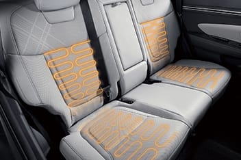 TUCSON Hybrid Heated rear seat