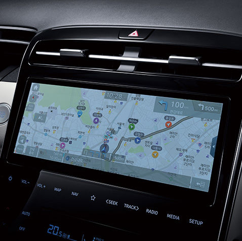 TUCSON 10.25-inch infortainment system