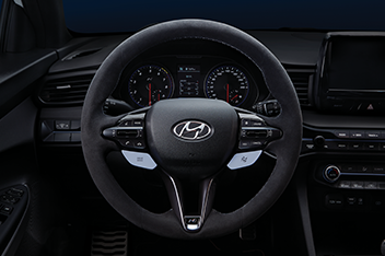 VELOSTER N Alcantara steering wheel