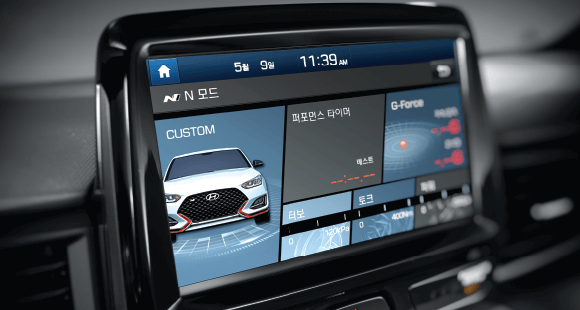 VELOSTER N - N 그린 컨트롤 시스템