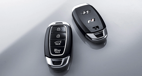 VELOSTER N Smart keys with the N logo