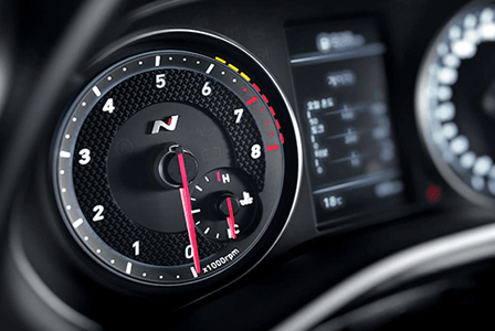 VELOSTER N - 4.2인치 슈퍼비전 클러스터