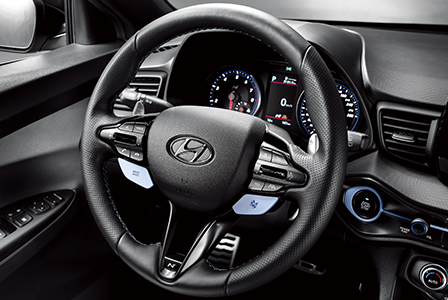 VELOSTER N Sports steering wheel