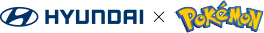 트렌디 현대 블루링크 스토어 현대자동차, 포켓몬스터 로고